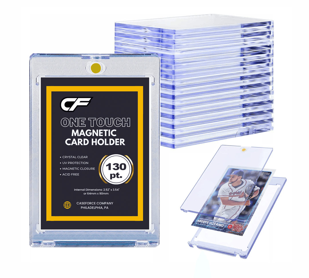 CF 130pt Magnetic Card Holder - One Touch Holder for Sports & Trading Cards - Caseforceco