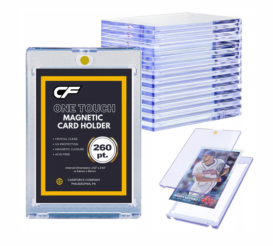 CF 260pt Magnetic Card Holder - One Touch Holder for Sports & Trading Cards - Caseforceco