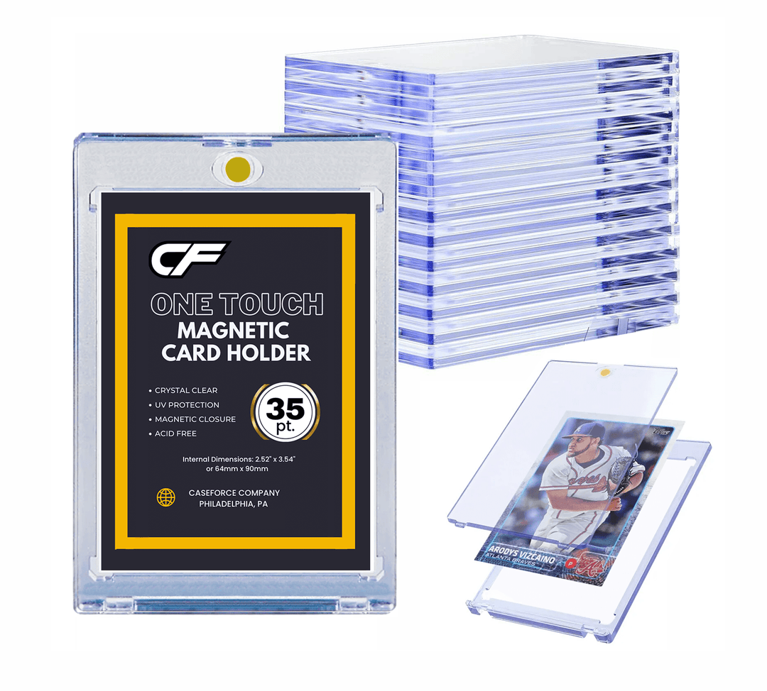 CF 35pt Magnetic Card Holder - One Touch Holder for Sports & Trading Cards - Caseforceco