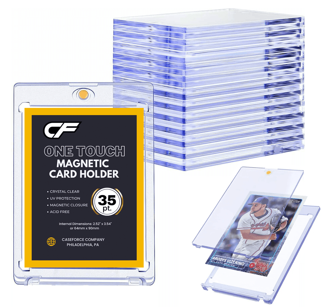 CF 35pt Magnetic Card Holder - One Touch Holder for Sports & Trading Cards - Caseforceco