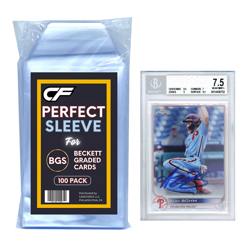 Buy Graded Card Sleeves Custom Fit for BGS Beckett Slabs Caseforceco Buy Graded Card Sleeves Custom Fit for BGS Beckett Slabs Caseforceco