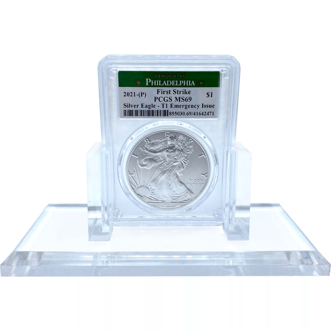 Acrylic Display Stand For PCGS Graded Coin Slabs - Caseforceco