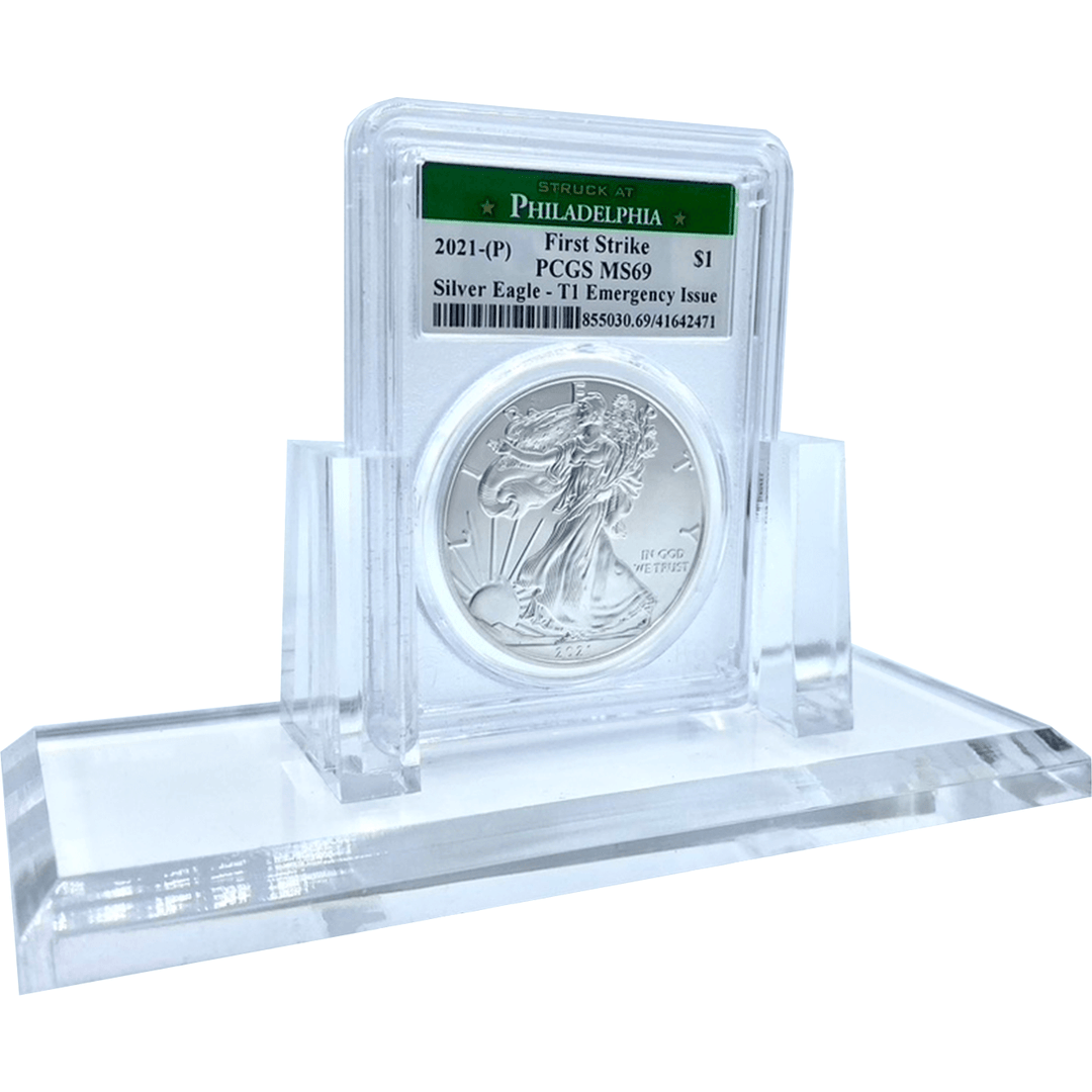Acrylic Display Stand For PCGS Graded Coin Slabs - Caseforceco
