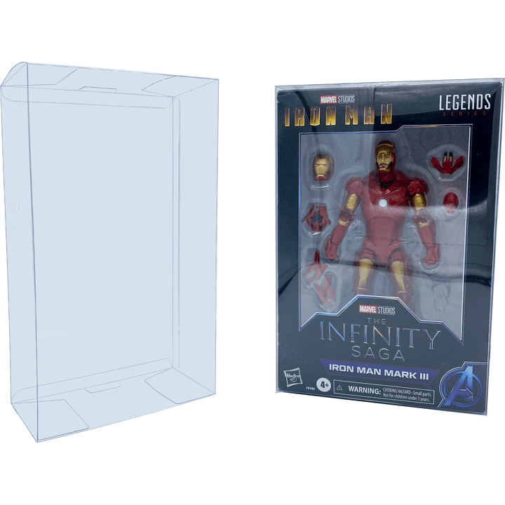 Case Protectors For Hasbro Marvel Legends 6" Action Figures (Square Box) - Caseforceco