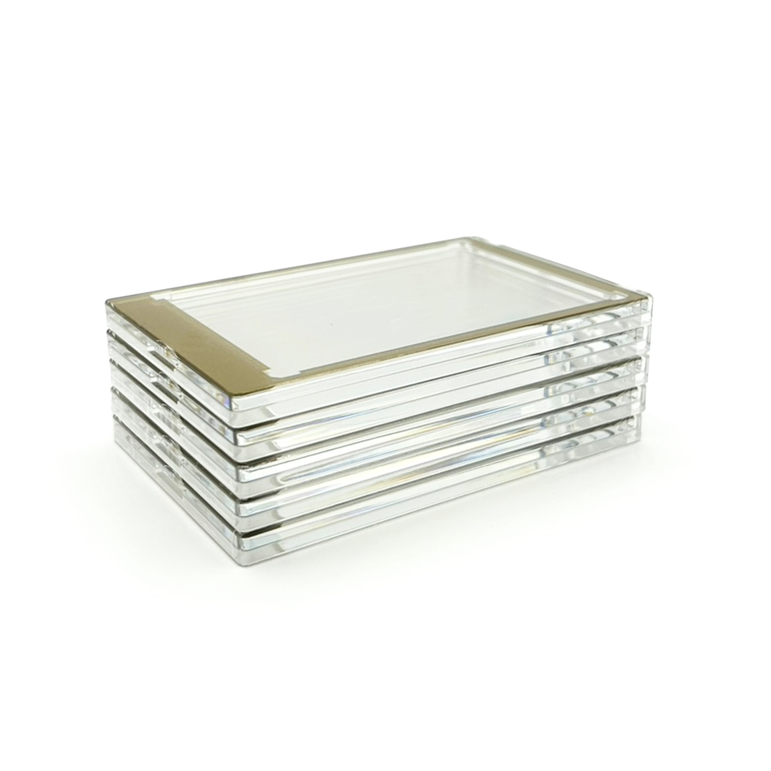 CF Gold Border 35pt Magnetic Card Holder - One Touch for Sports & Trading Cards