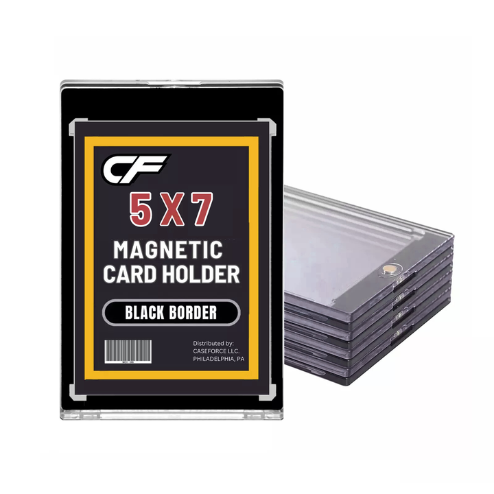 CF Magnetic Card Holder for 5" x 7" BLACK BORDER Photo & Post Card