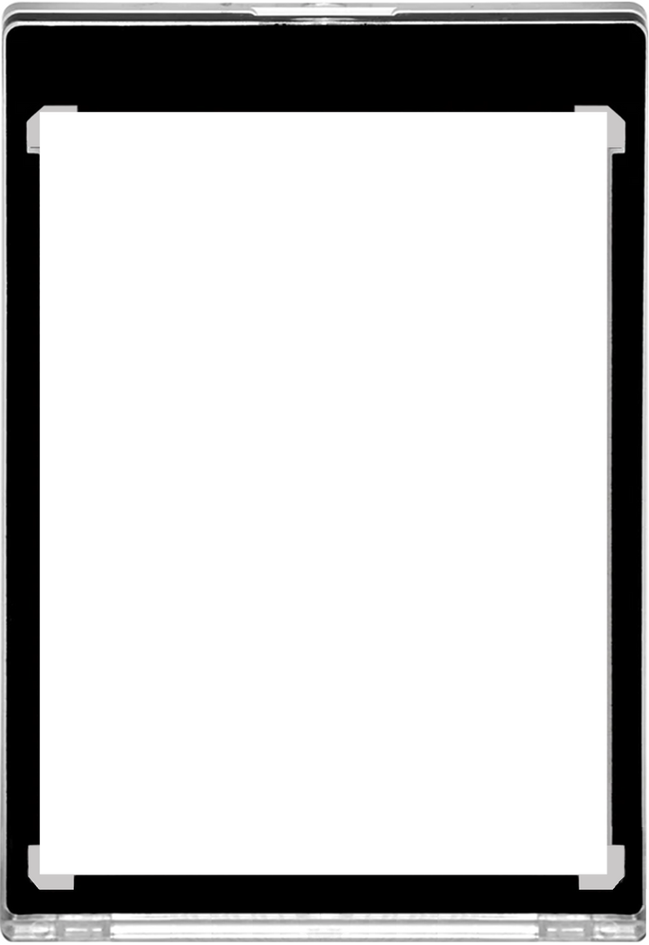 CF Black Border 35pt Magnetic Card Holder - One Touch for Sports & Trading Cards - Caseforceco