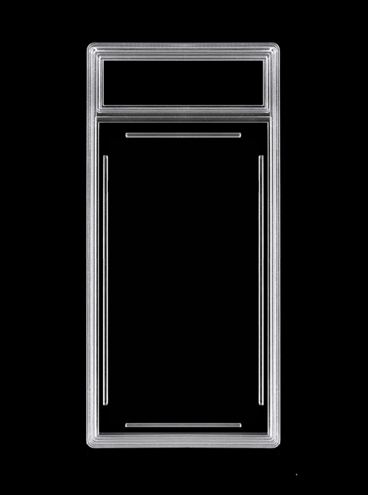 Empty Card Slab for Tall Boy Sports Cards (64mm x 109mm)