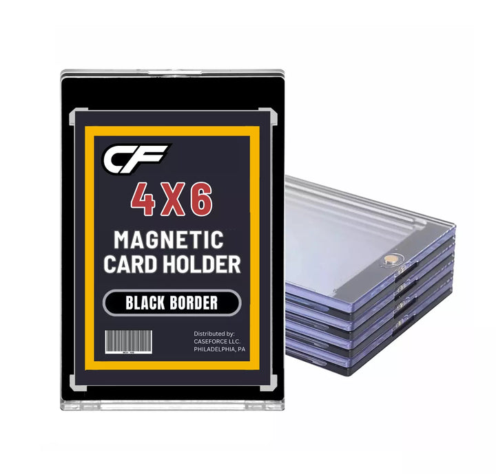 CF Magnetic Card Holder for 4" x 6" BLACK BORDER Photo & Post Card