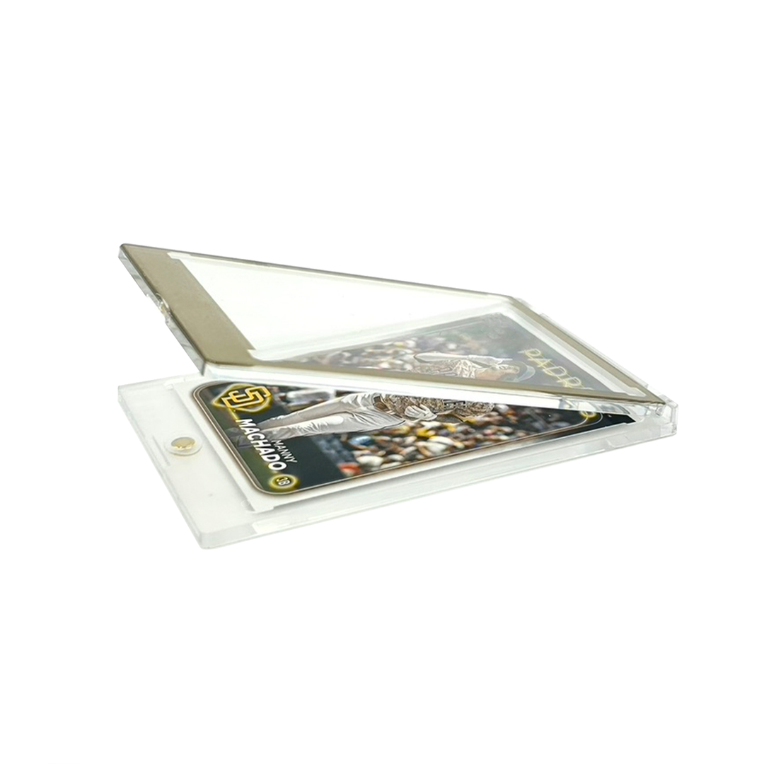 CF Gold Border 35pt Magnetic Card Holder - One Touch for Sports & Trading Cards