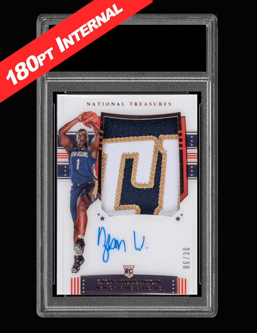Empty Frosted Border Card Slab - Holder For Graded Sports & Trading Cards (35pt)