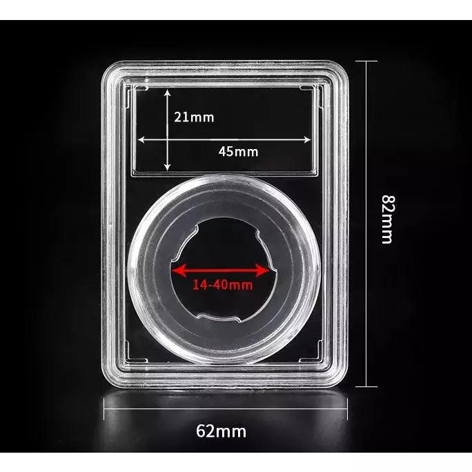 Pcgs Dimensions Professional Graded Coin Slabs for Grading & Protection Compare to PCG ...